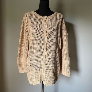Studio Works Crochet Sweater
